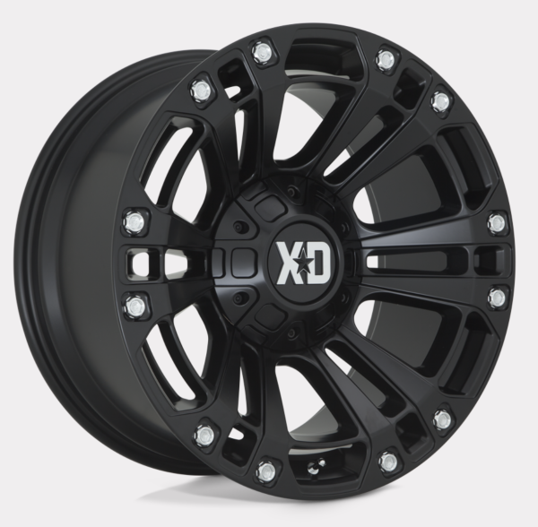 XD851 Monster 3 Satinschwarz 20x9 6x5,3 & 6x5,5